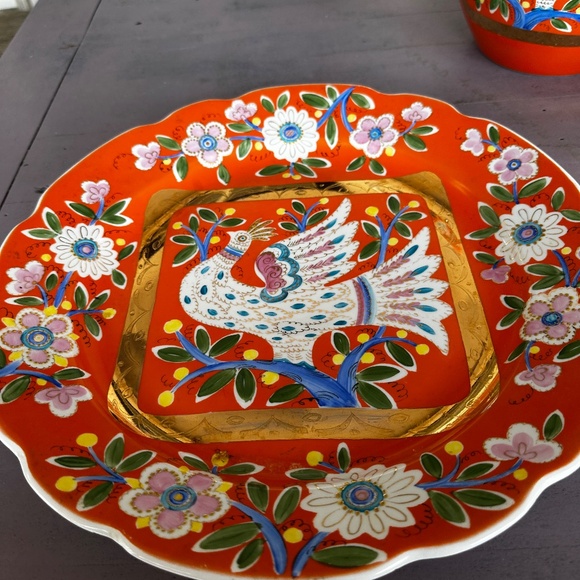 White Bird 6ps Tea Set Hand Made by C Medvedev 1972 - Picture 9 of 13